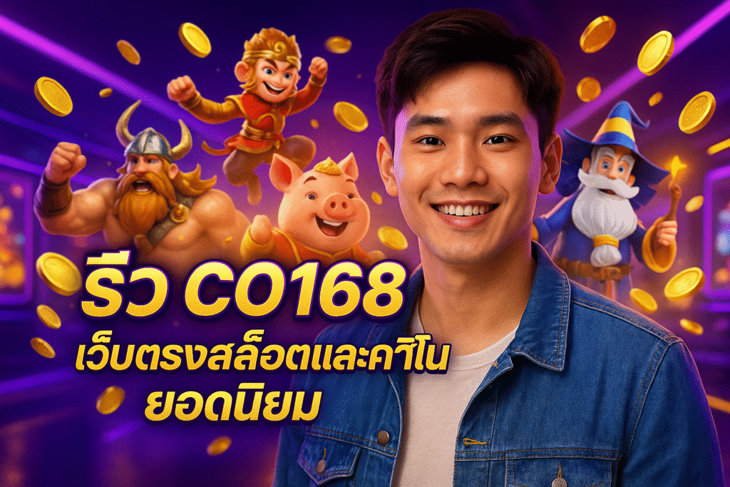 รีวิว CO168 เว็บตรงสล็อตและคาสิโนยอดนิยม