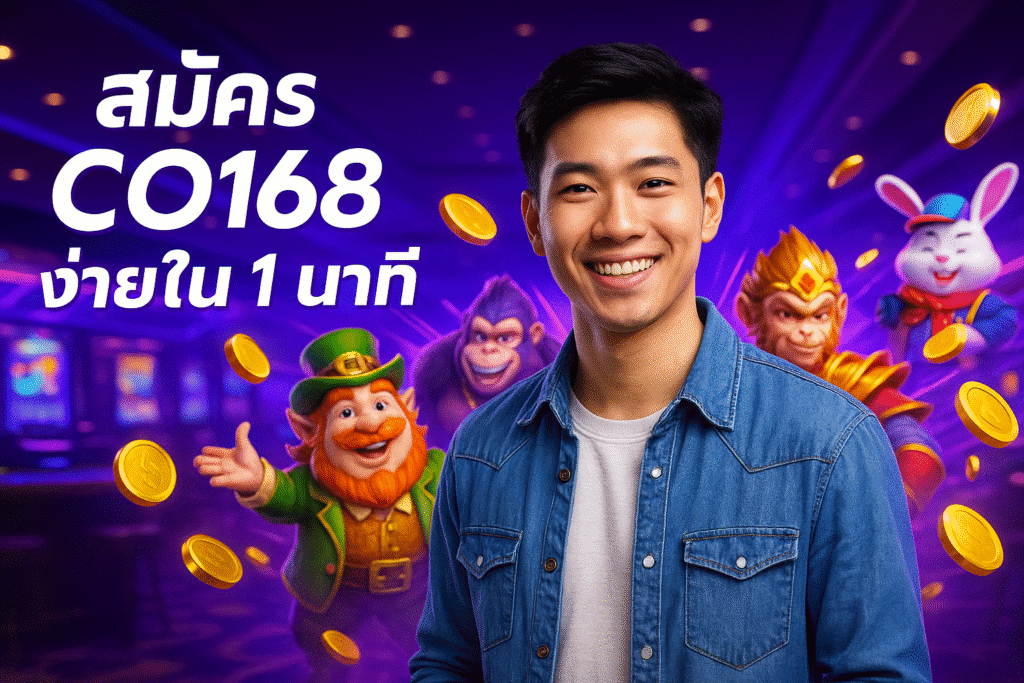 สมัคร CO168 ง่ายใน 1 นาที