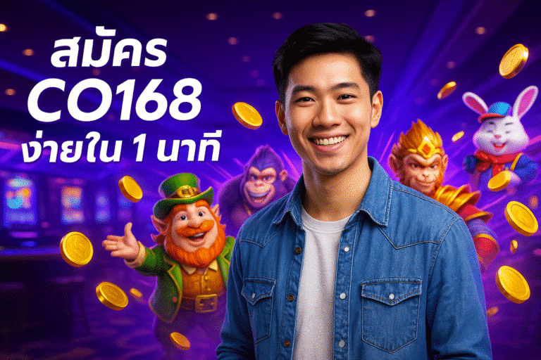สมัคร CO168 ง่ายใน 1 นาที