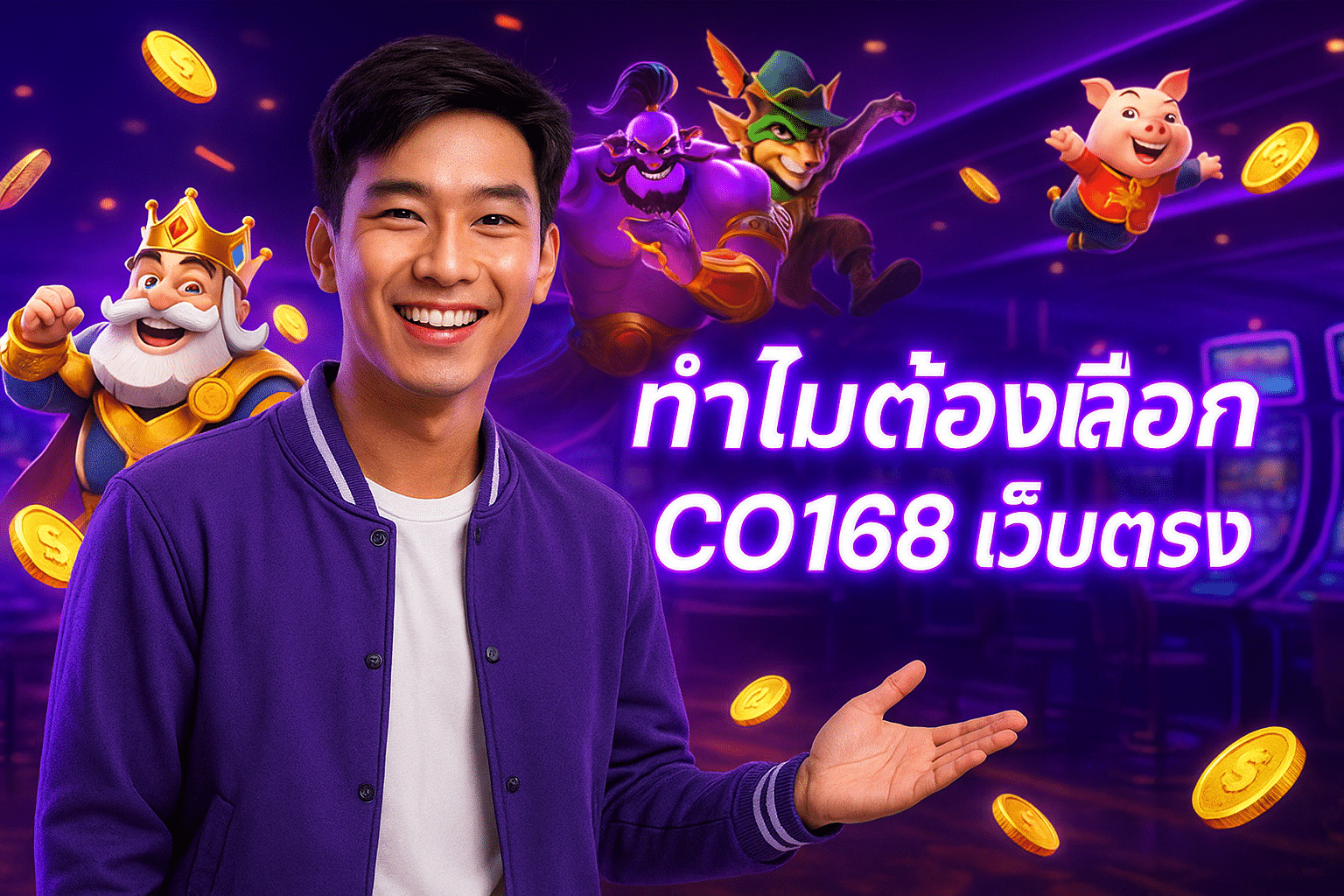 ทำไมต้องเลือก CO168 เว็บตรง